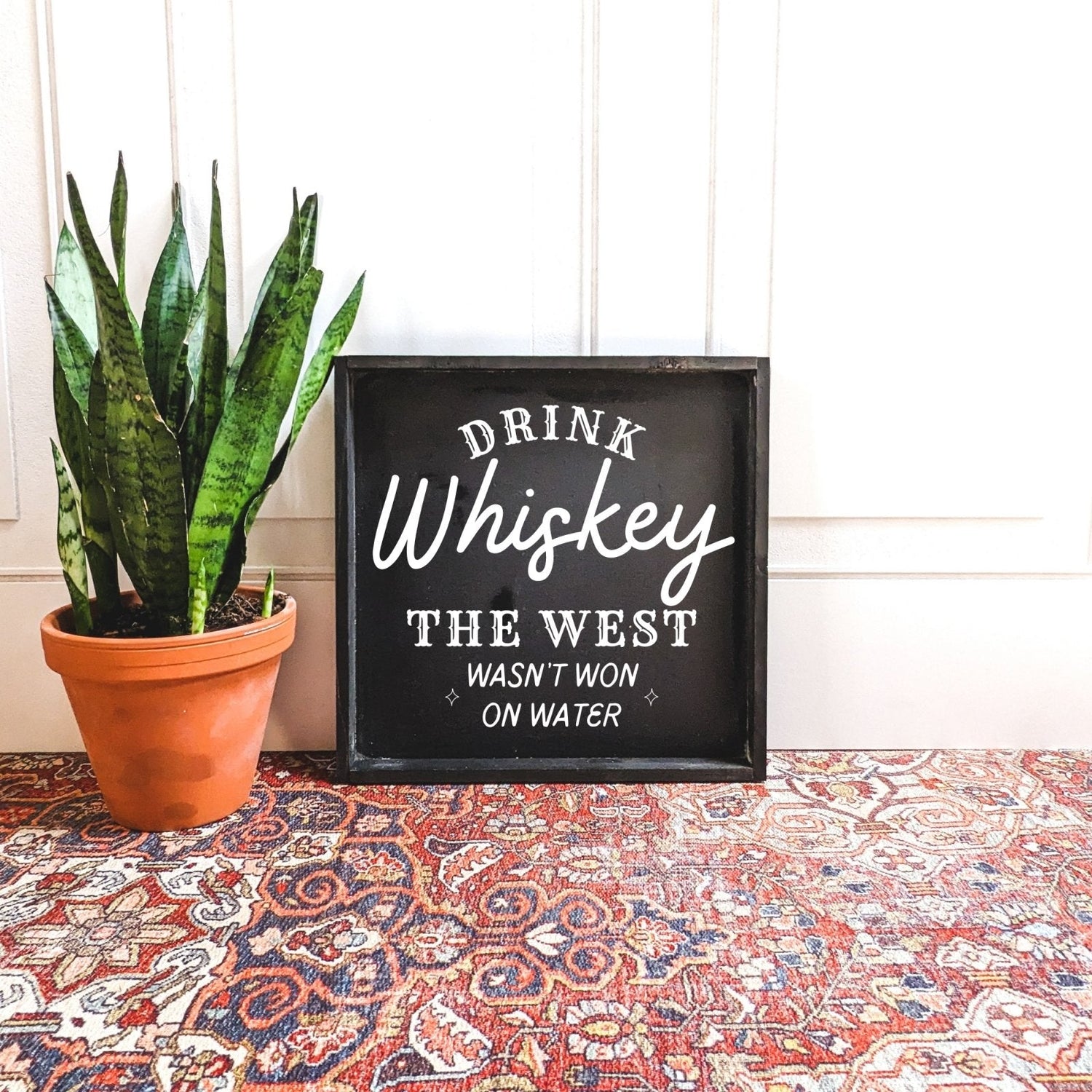 Drink Whiskey Wood Sign-5