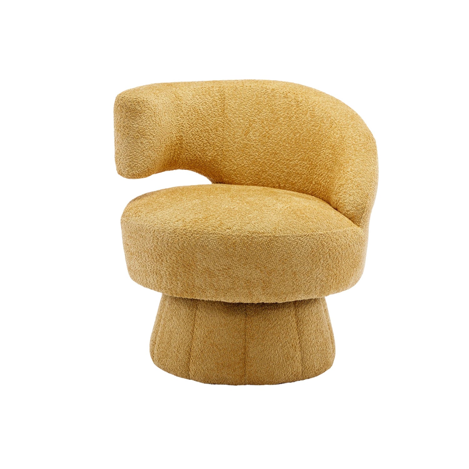 360 Degree Swivel Cuddle Barrel Accent Chairs-0