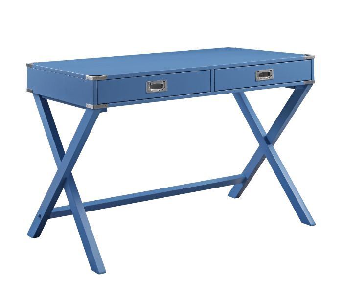 ACME Amenia Writing Desk, Blue Finish YF-0