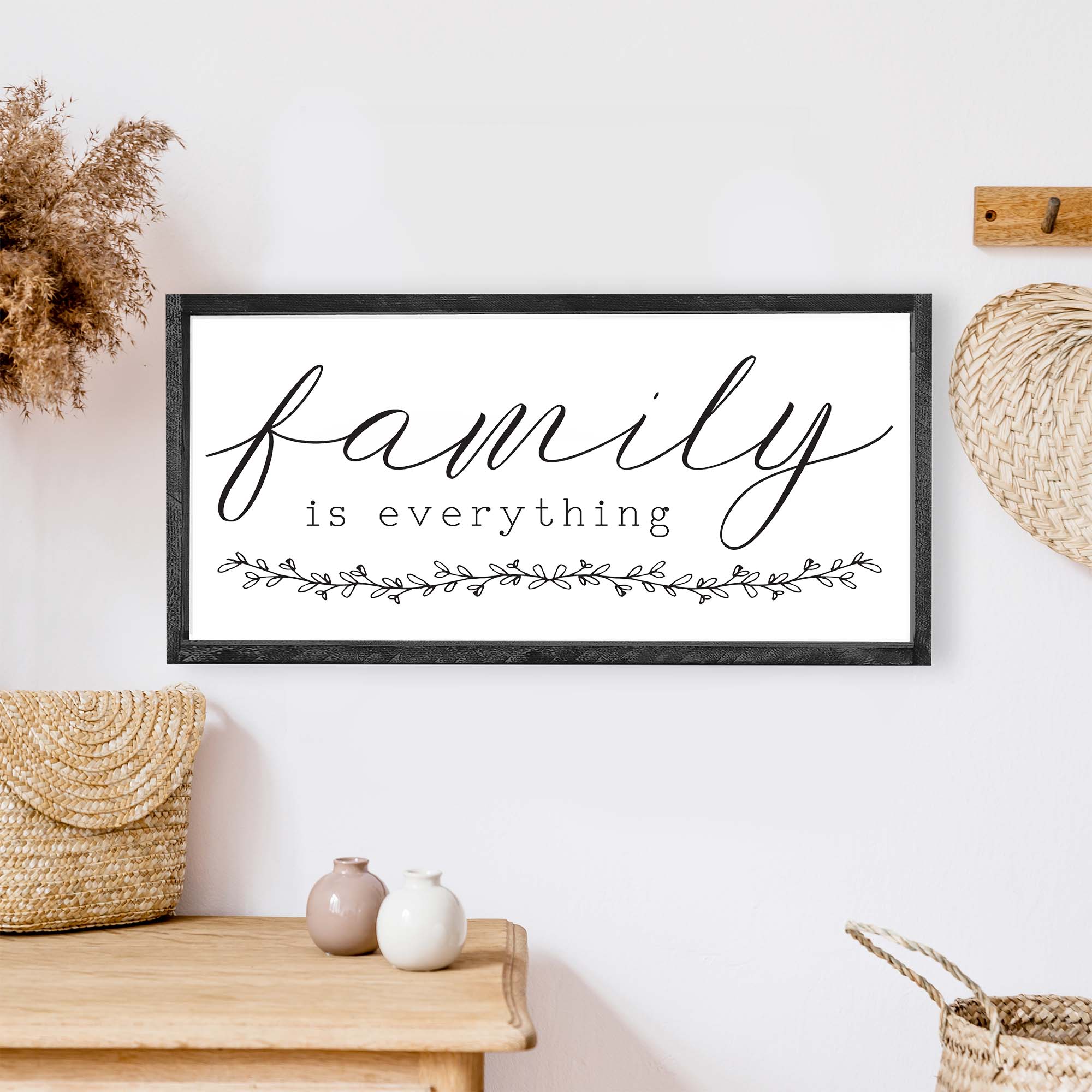 Family Is Everything Wood Sign-4