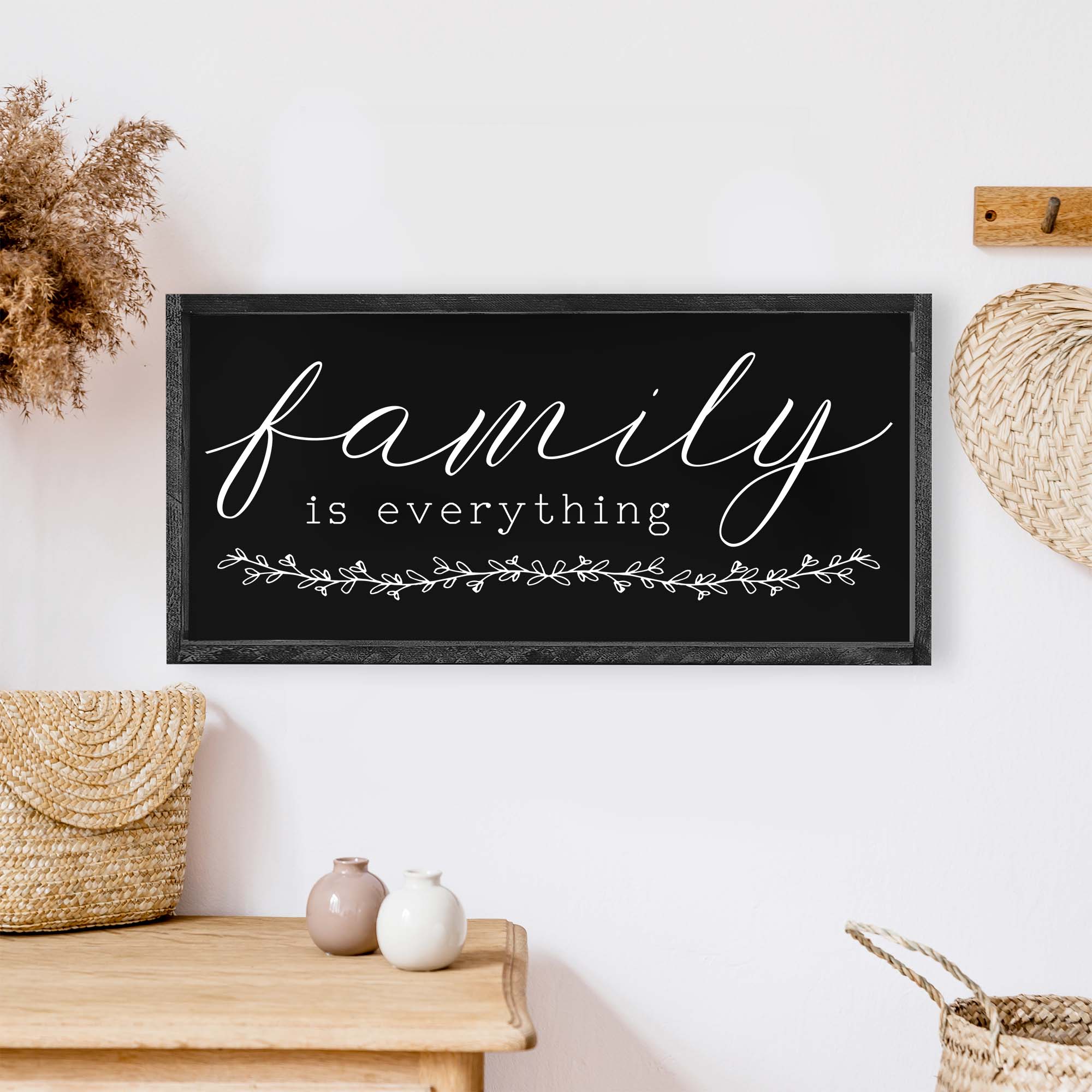 Family Is Everything Wood Sign-5