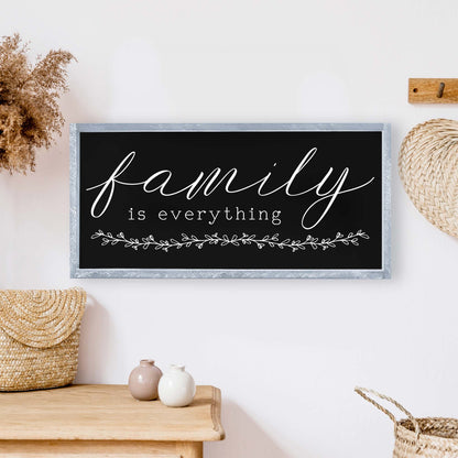 Family Is Everything Wood Sign-3