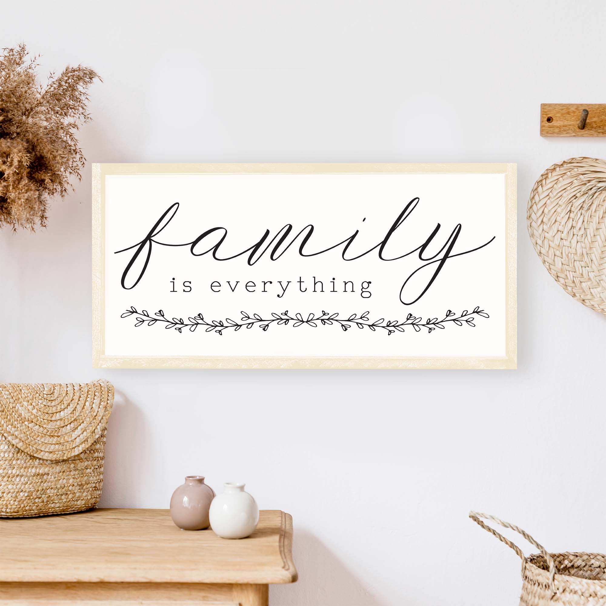 Family Is Everything Wood Sign-6