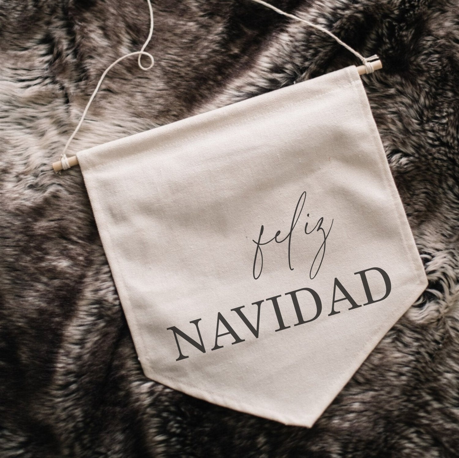 Feliz Navidad Canvas Banner-0