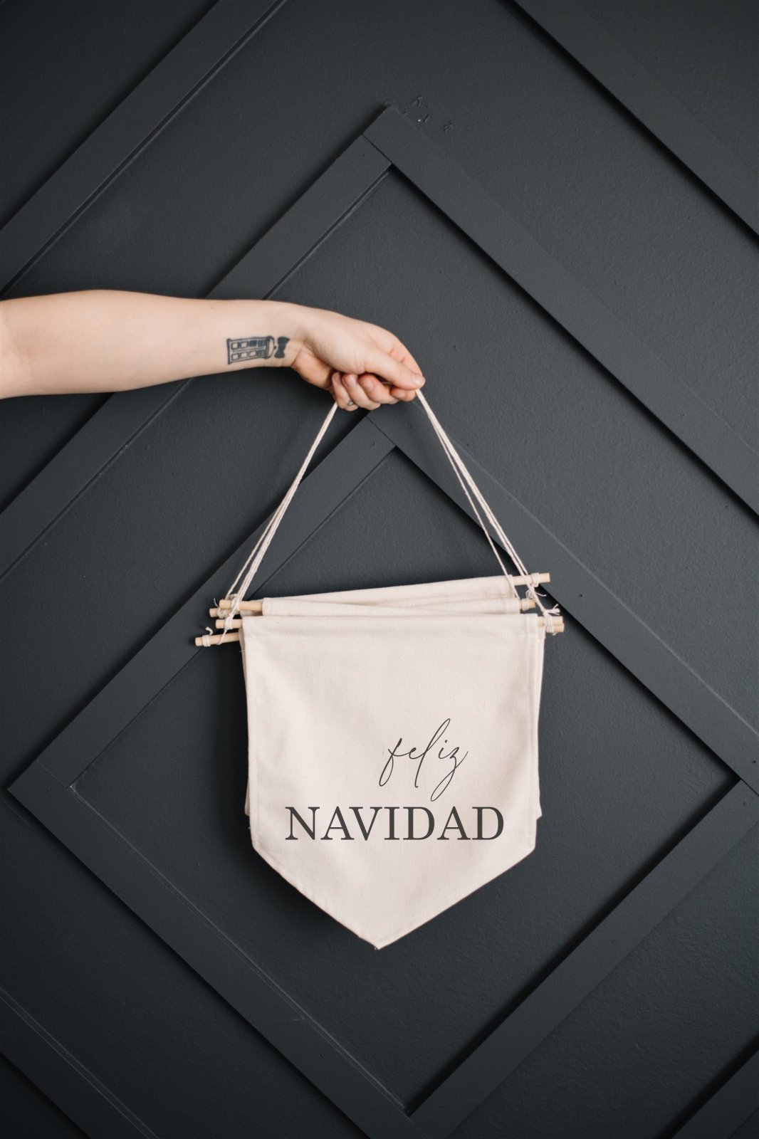 Feliz Navidad Canvas Banner-2