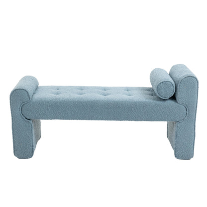 Loop Gauze Modern Ottoman Bench-5