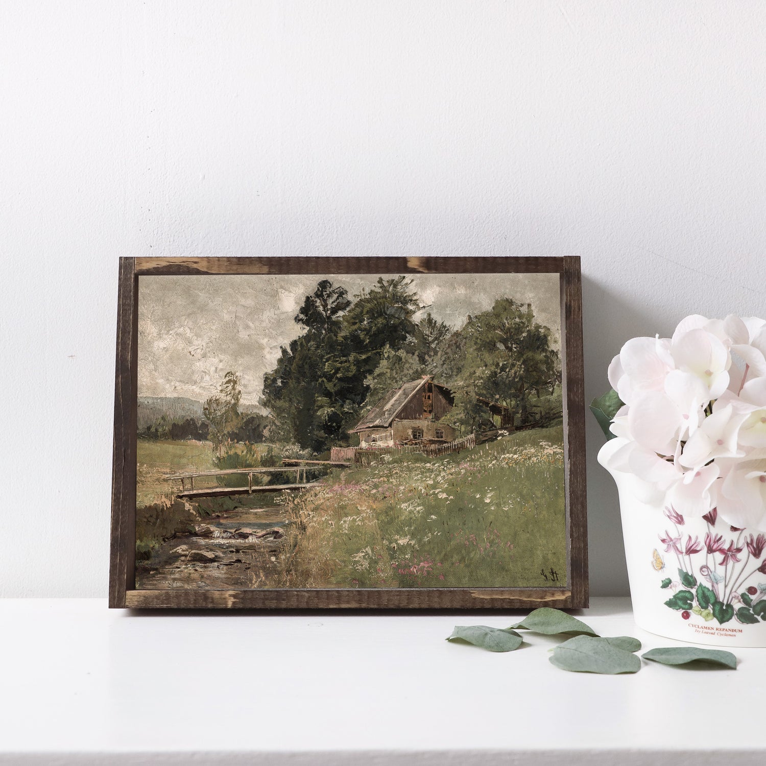 Vintage Landscape Painting A77-0