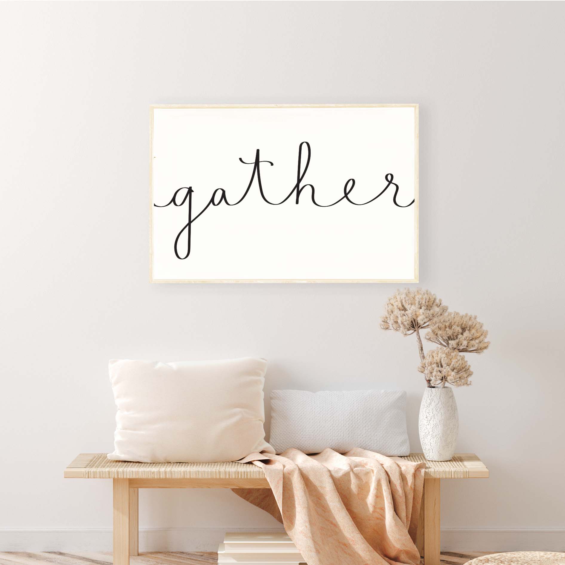 Gather Wood Sign *HD ORIGINAL*-3