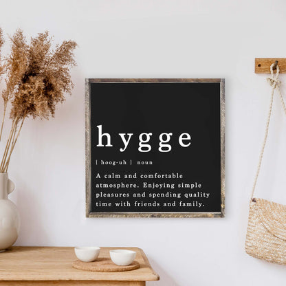 Hygge Definition Wood Sign-7