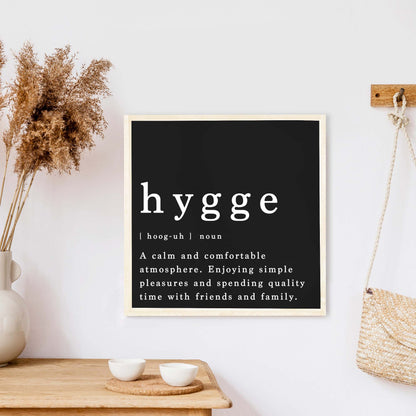 Hygge Definition Wood Sign-10