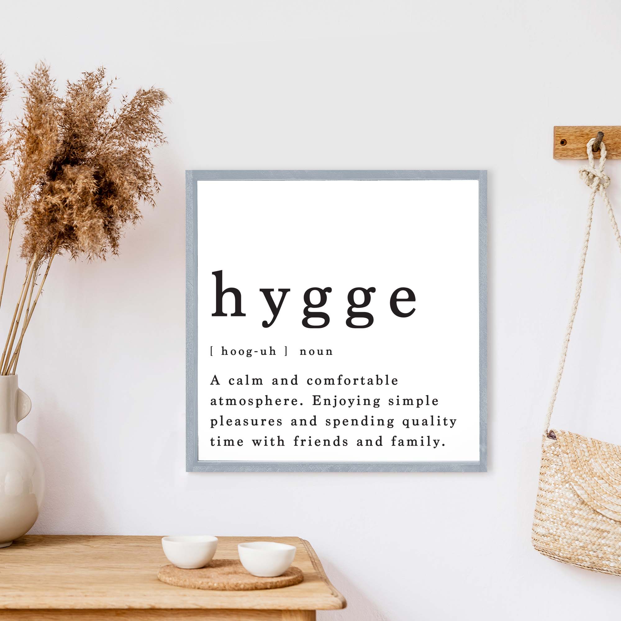 Hygge Definition Wood Sign-2