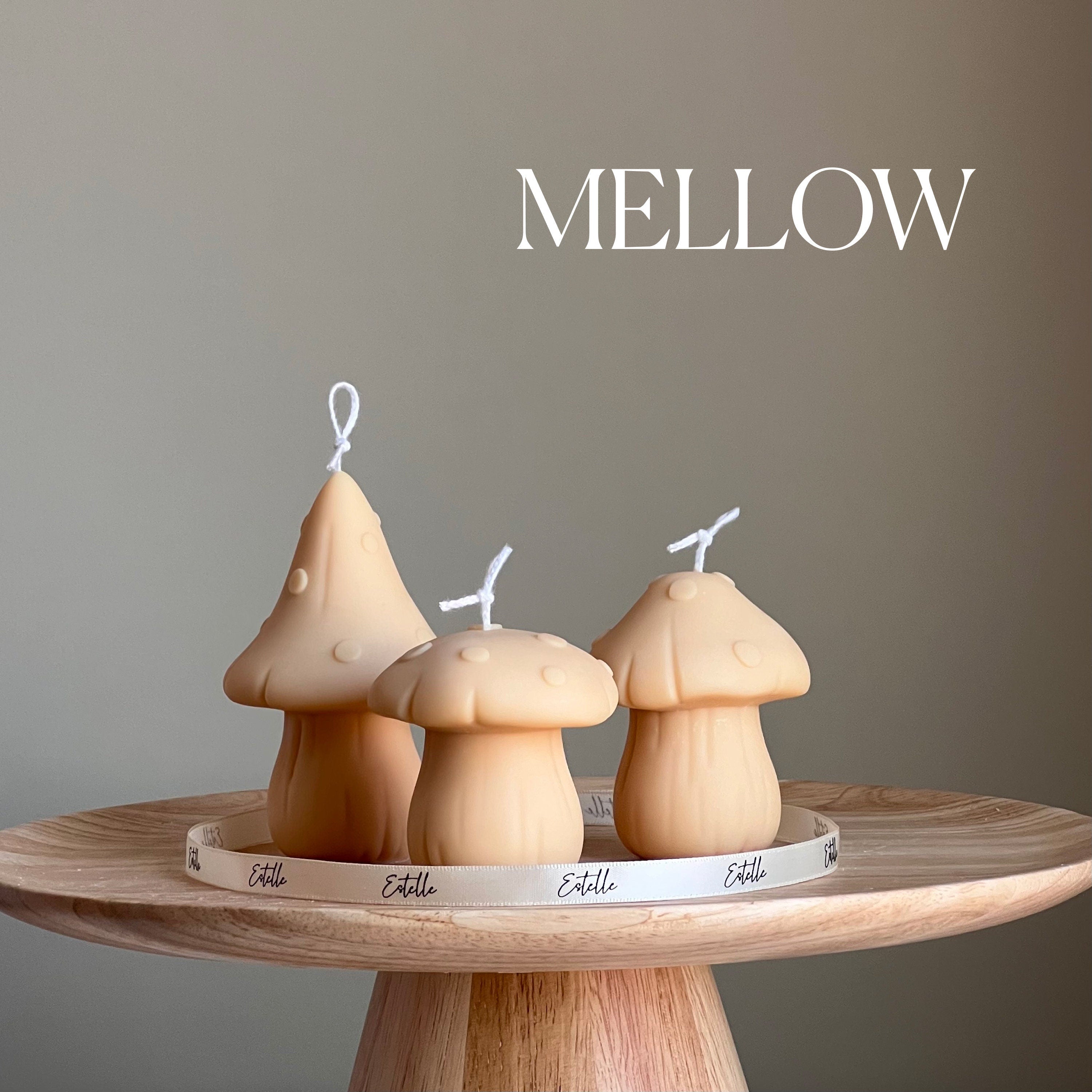 Cute Mushrooms Candle Set-3