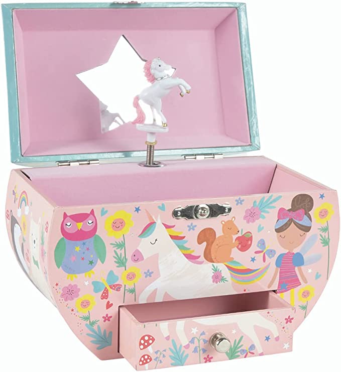 Jewelry Box - Rainbow Fairy Oval-0