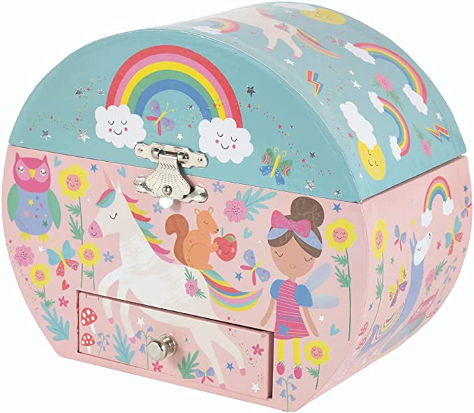 Jewelry Box - Rainbow Fairy Oval-1