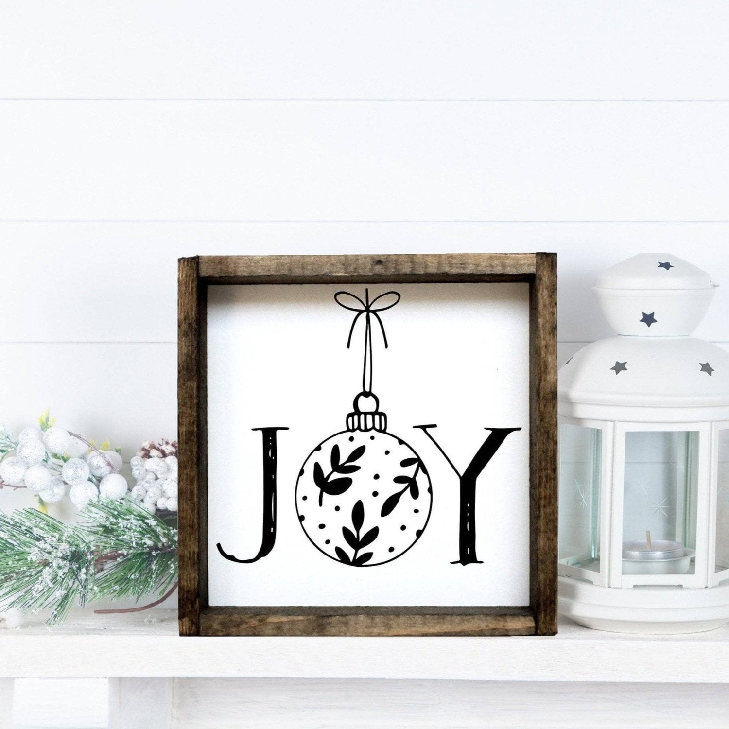 Joy Ornament Wood Sign-0