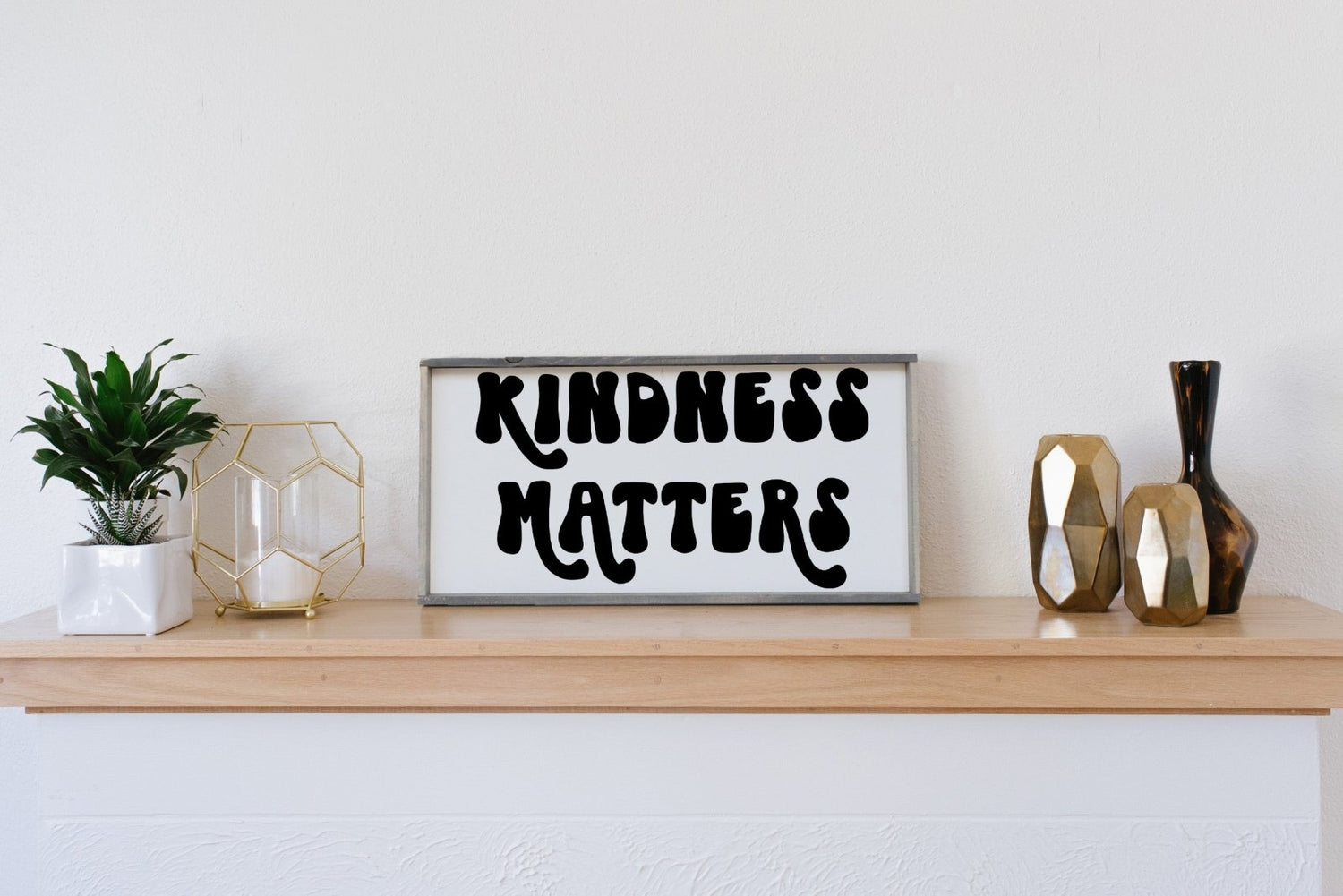 Kindness Matters Wood Sign-6