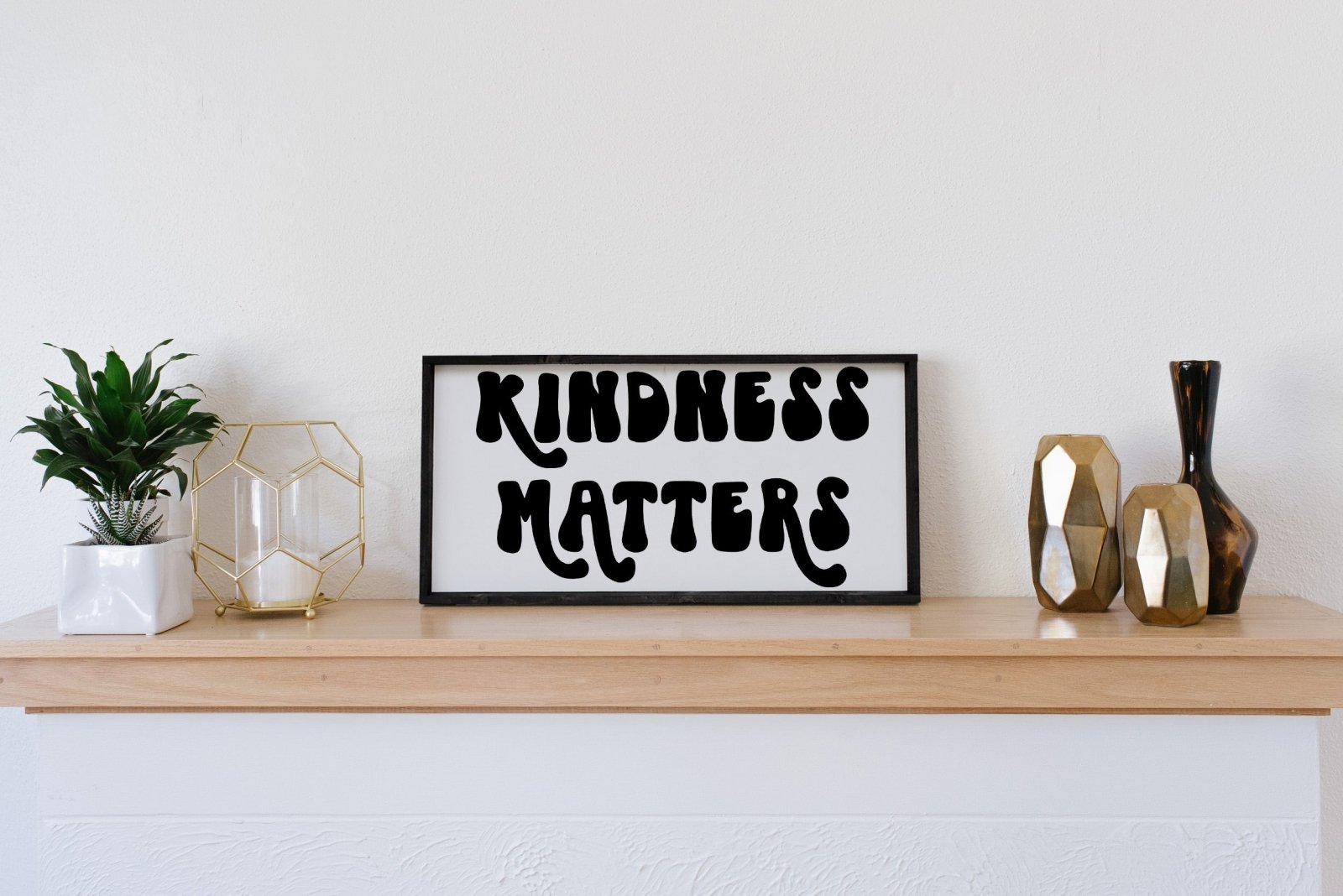 Kindness Matters Wood Sign-7