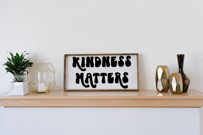 Kindness Matters Wood Sign-5