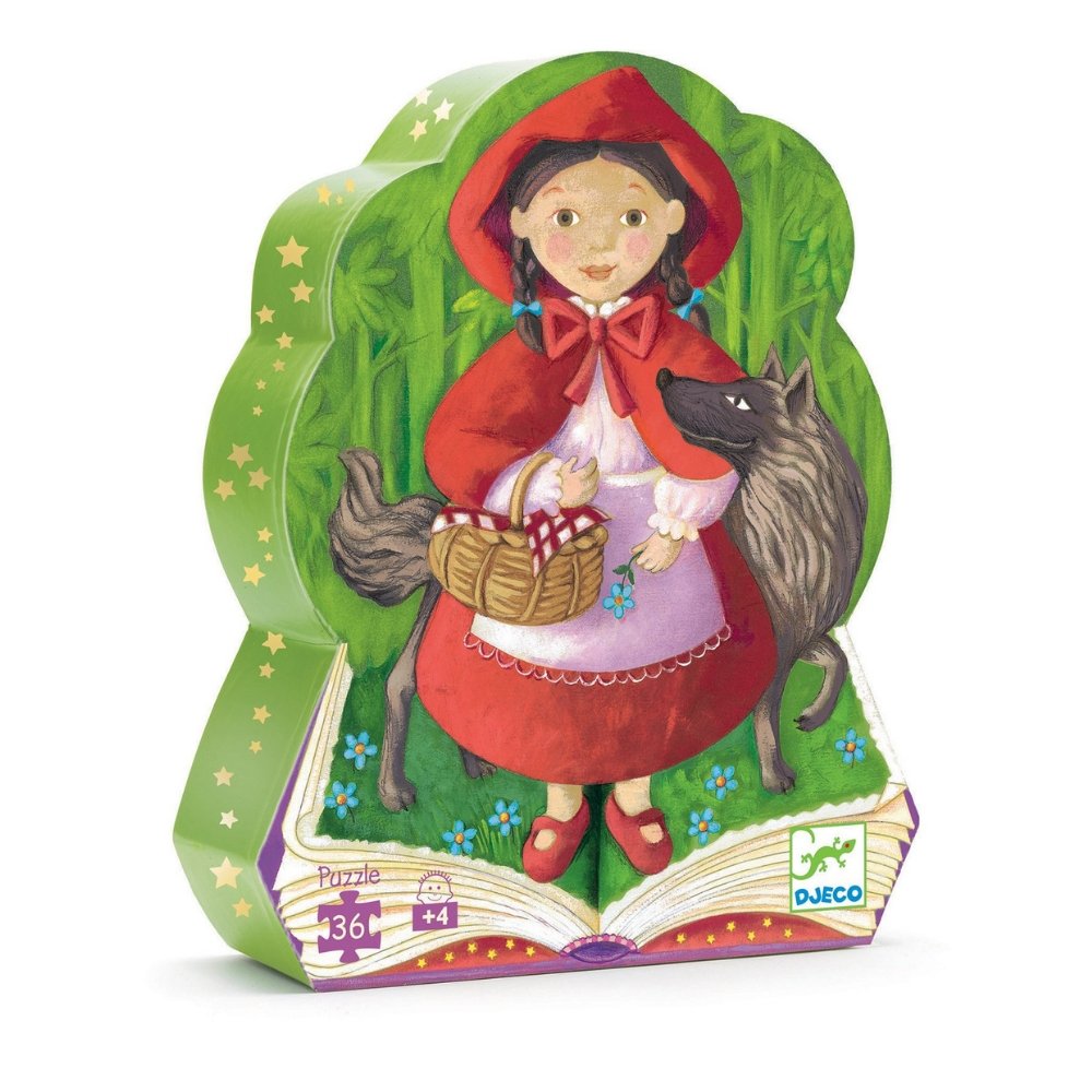 Little Red Riding Hood 36pc Silhouette Jigsaw Puzzle-0