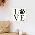 Dog Paw Love Wood Sign-3