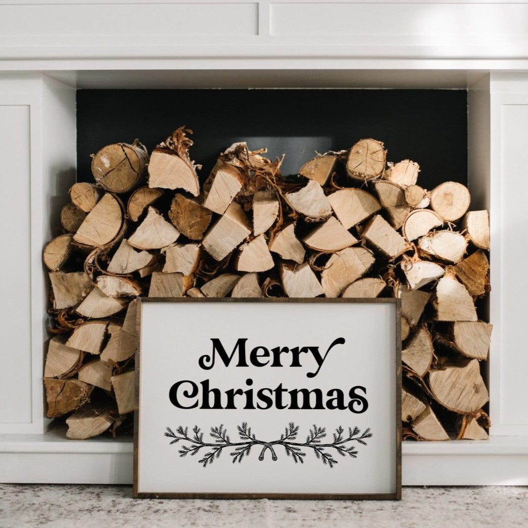 Merry Christmas (18&quot;x24&quot;) Wood Sign-0