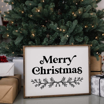 Merry Christmas (18&quot;x24&quot;) Wood Sign-1