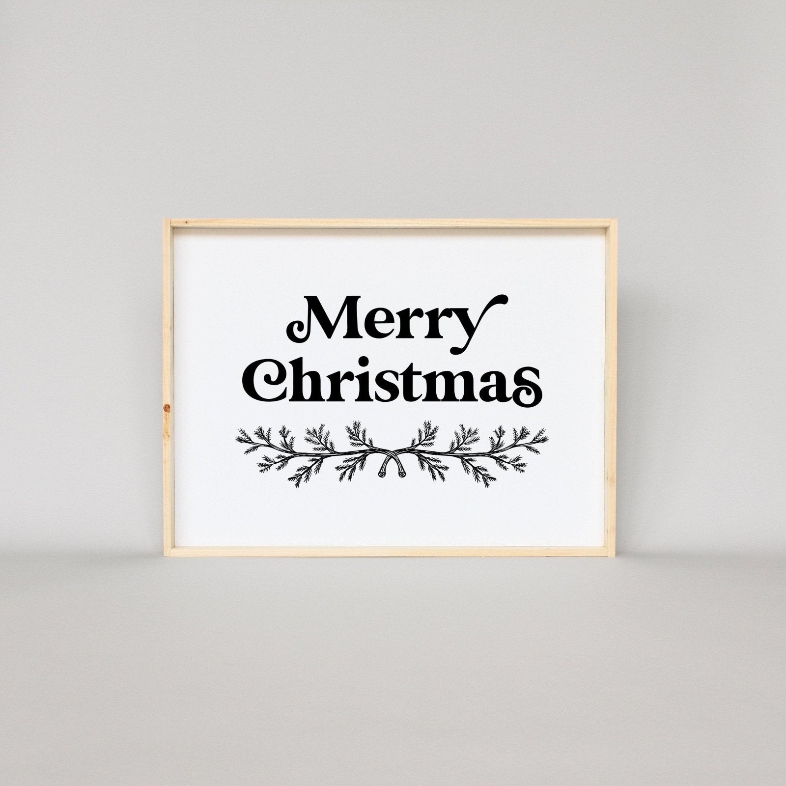 Merry Christmas Large Wood Sign-10