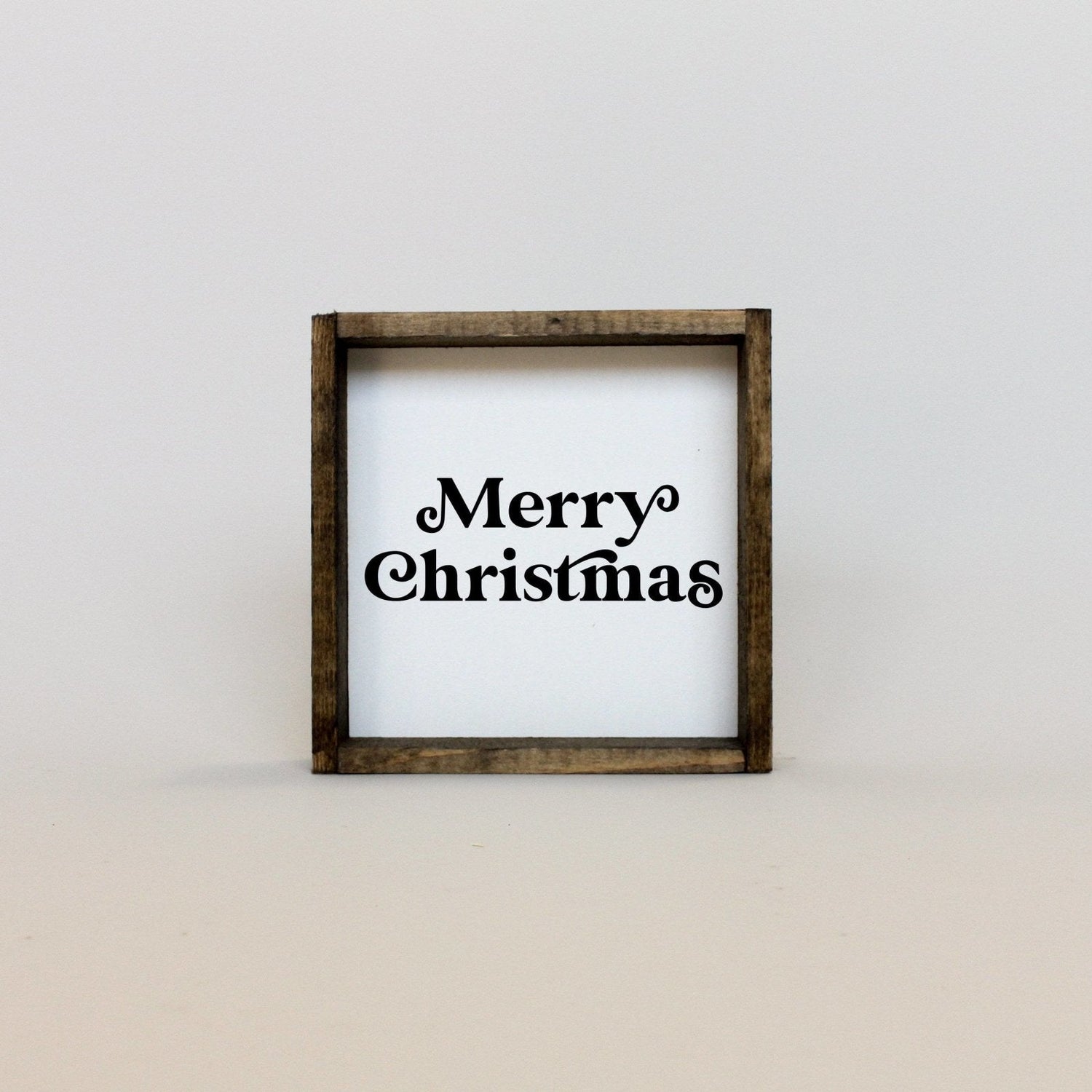 Merry Christmas Mini Wood Sign-4