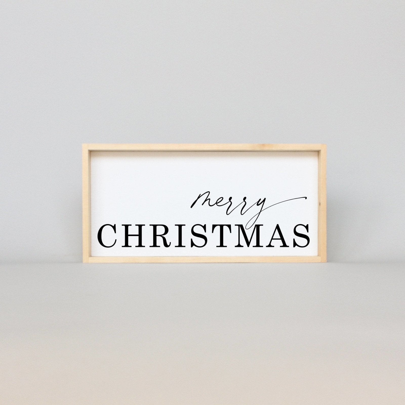 Merry Christmas Wood Sign-4