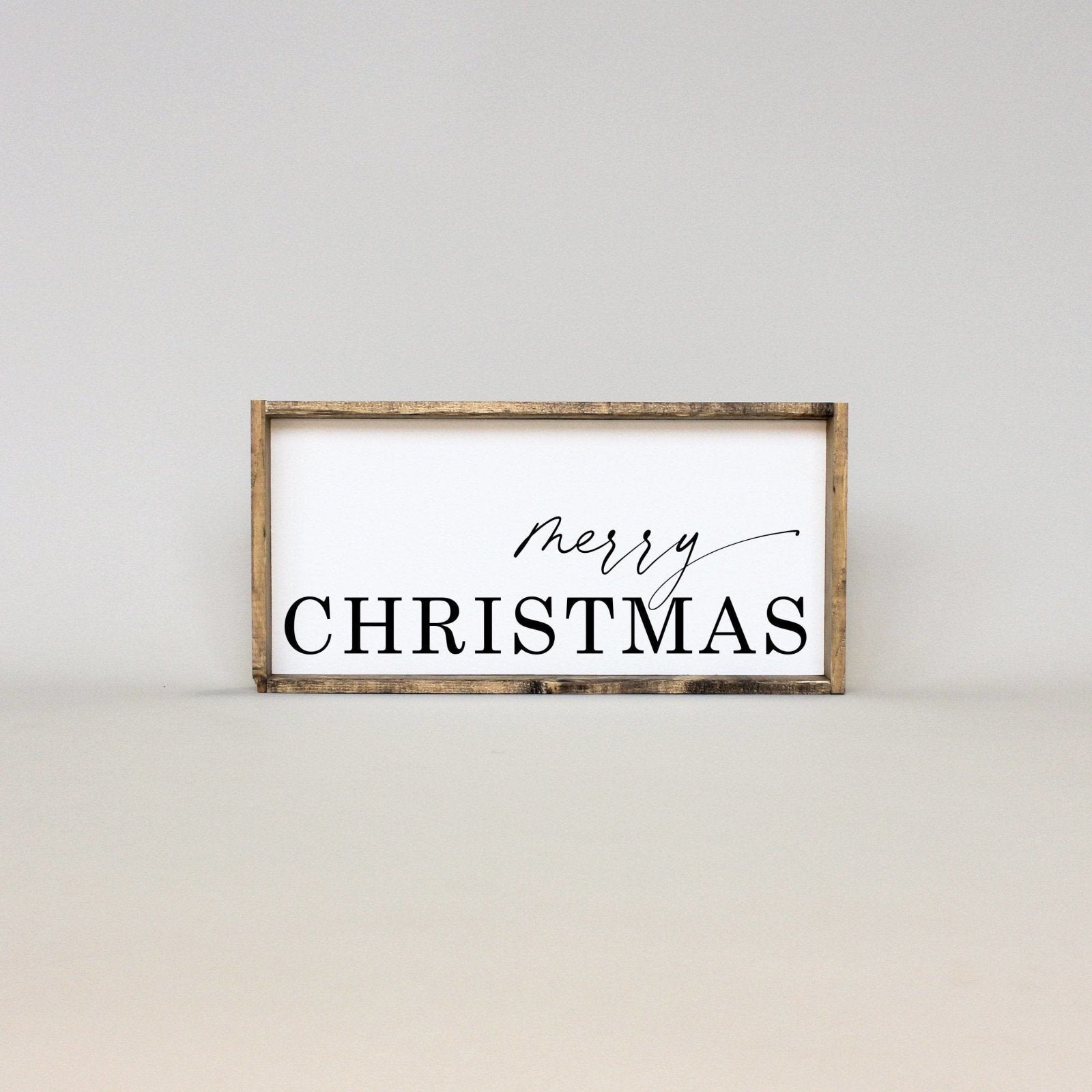 Merry Christmas Wood Sign-3