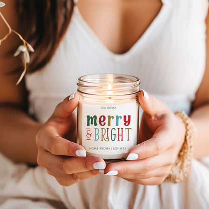 Merry + Bright Candle-1