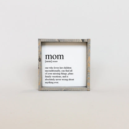 Mom Definition Wood Sign-5