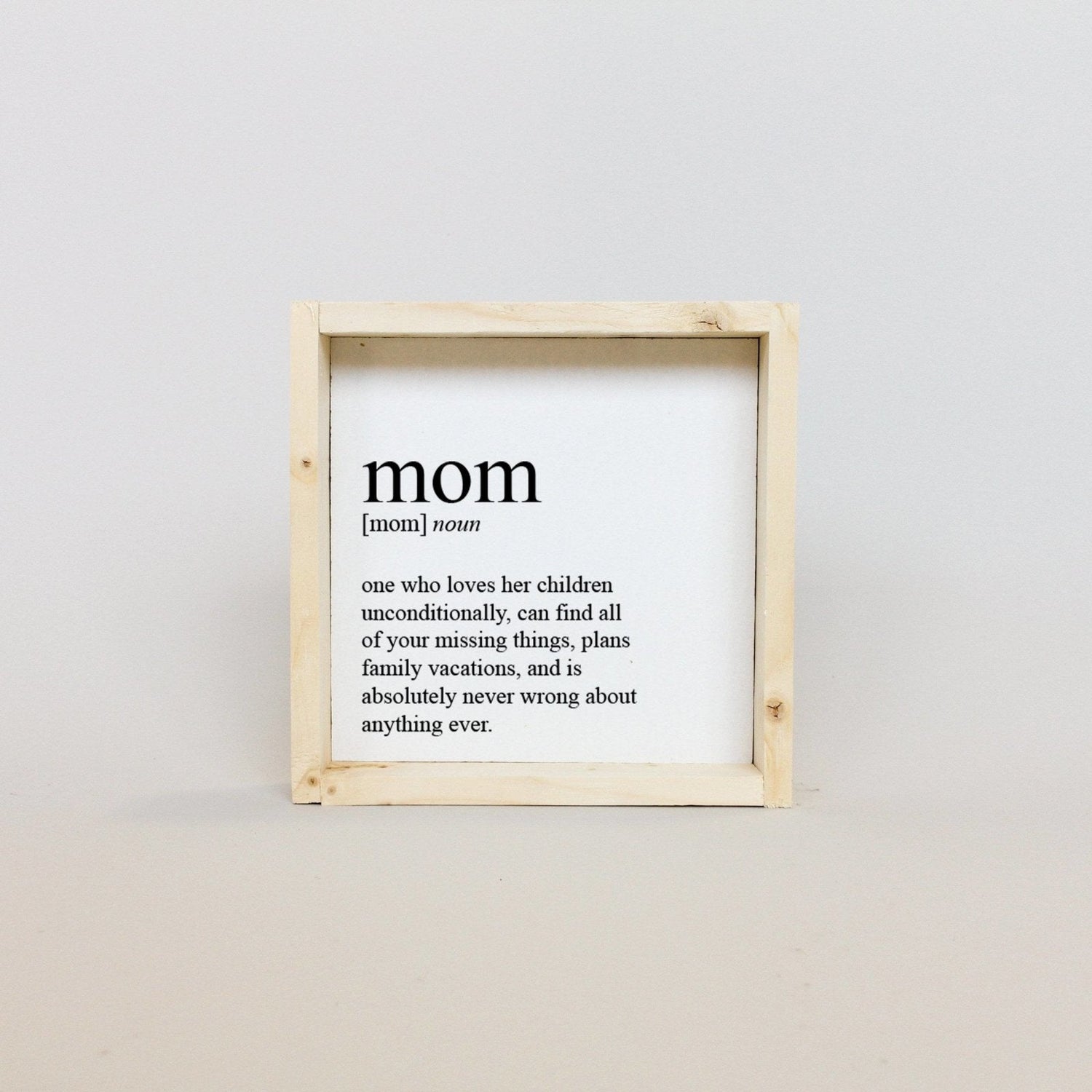 Mom Definition Wood Sign-7