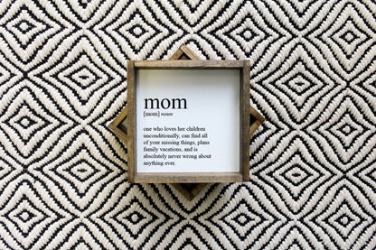 Mom Definition Wood Sign-2