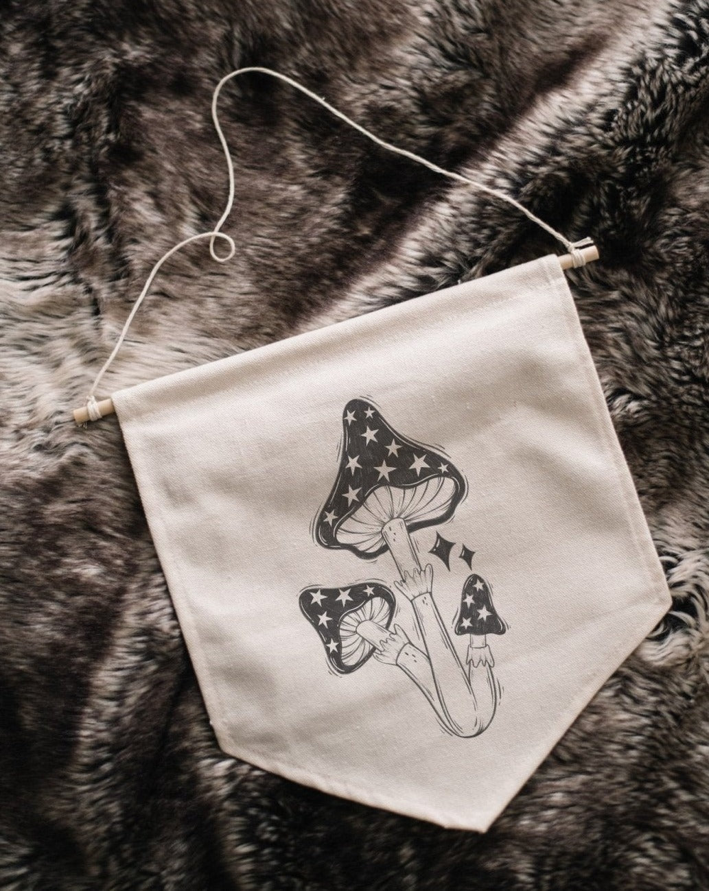 Mushroom Canvas Banner-2