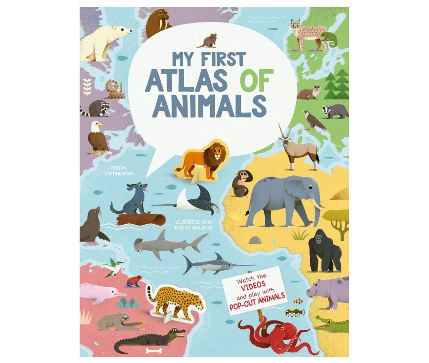 My First Atlas of Animals Book-0