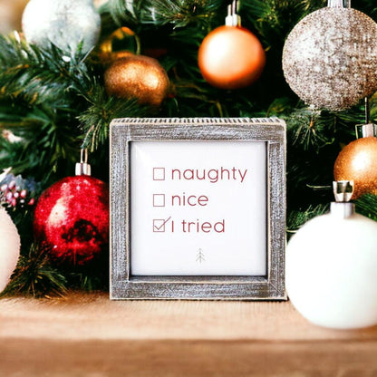 Naughty Nice 5&quot; Sign-2