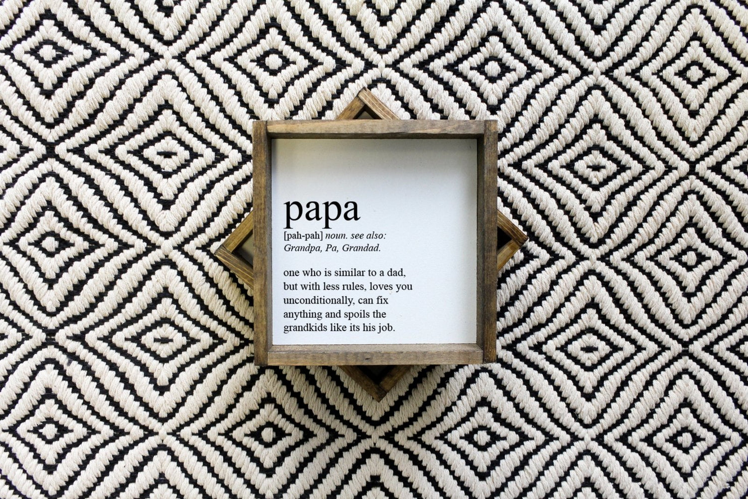 Papa Definition Wood Sign-2