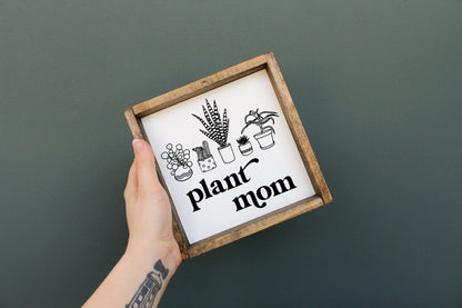 Plant Mom Wood Sign-4