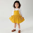 Embroidered Pattern Doll Neck Short & Dress Sets-1