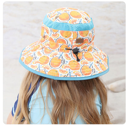 Summer Outdoor Beach And Waterproof, UPF50+ UV Protection Sun Hat With Wide Brim-0