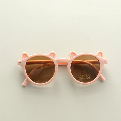 Kids Cute Shaped Design Sun Protection Sunglasses-11