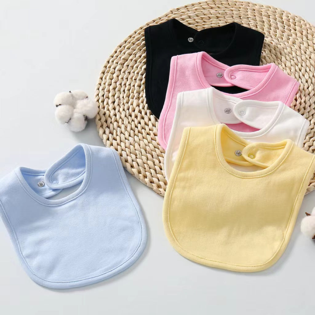 Newborn Solid Color Cotton Bodysuit Thin Style Sets-0