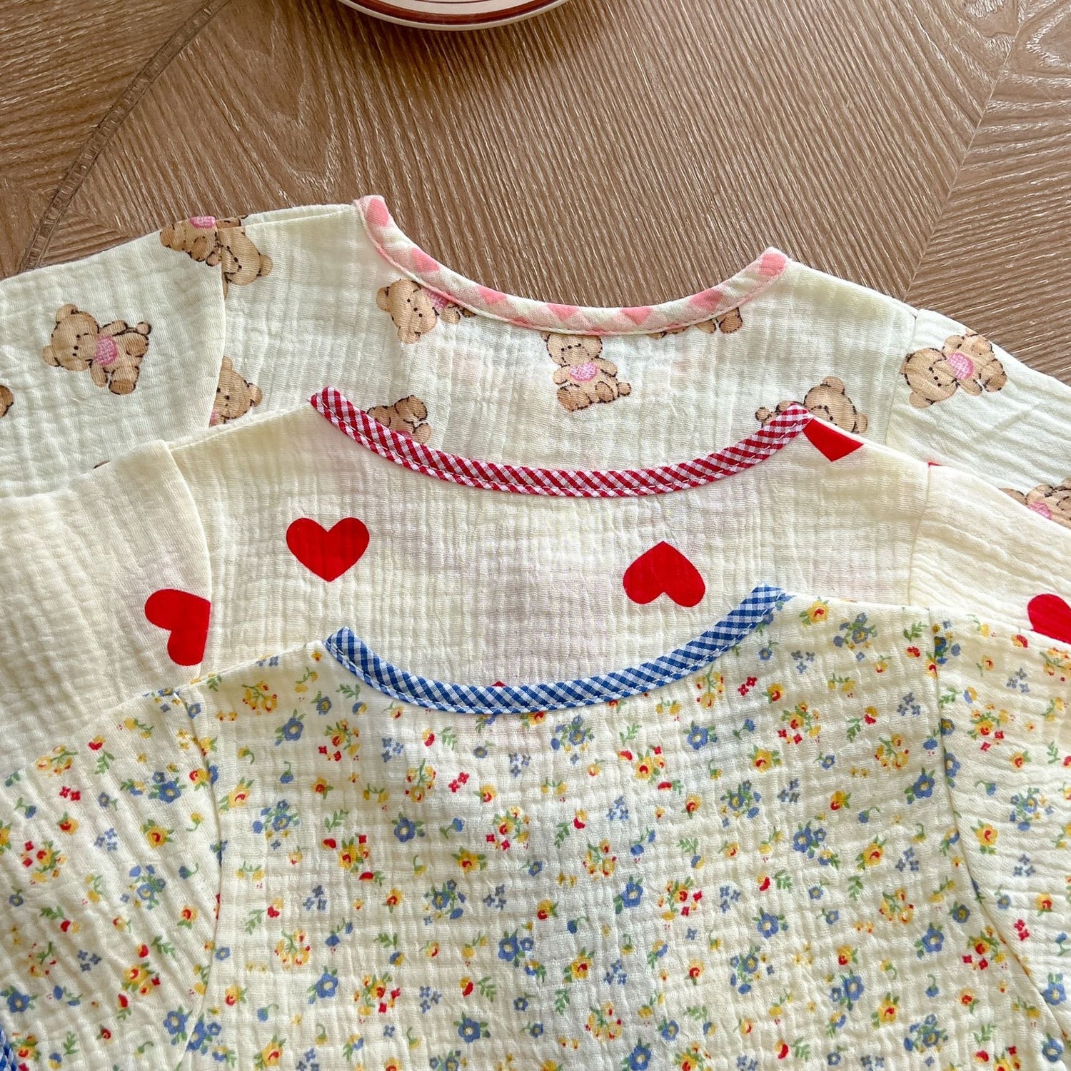 Baby Print Pattern T-Shirt Combo Shorts In Summer Sets-13