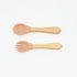 Baby Food Grade Wooden Handles Silicone Spoon Fork Cutlery-12