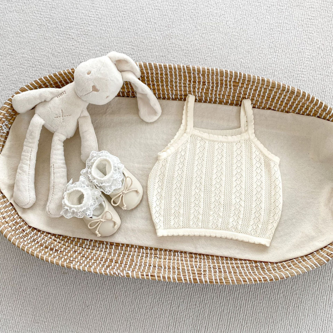 New Arrival Summer Baby Kids Girls Knitted Sleeveless Hollow Out Vest-1