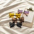 Girls Colorful Lenses Cartoon Frame Shape Fashion Sunglasses-0