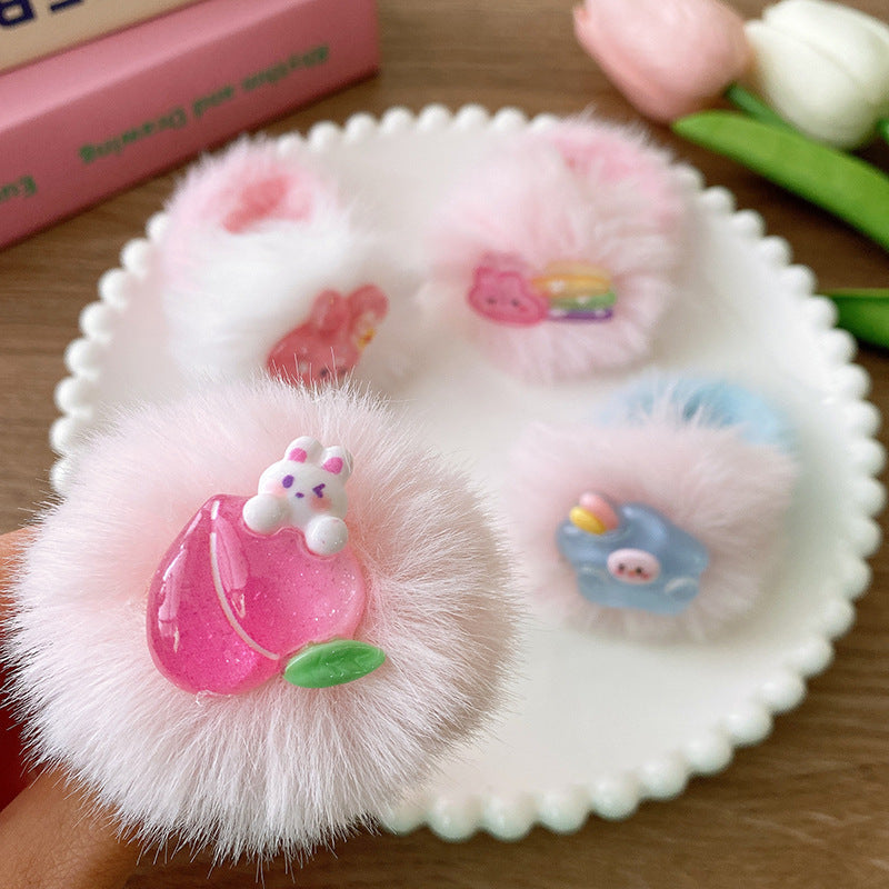 Soft And Sweet Plush Bunny Hairband-1