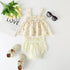 Baby Girl Floral Print Pattern Sleeveless Tops Combo Shorts Sets In Summer-1