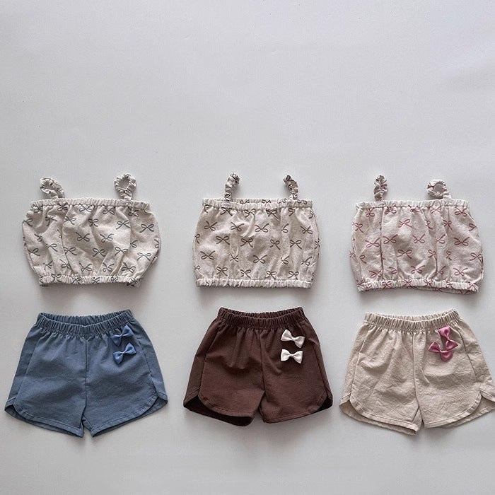 Summer New Arrival Baby Kids Unisex Casual Thin Solid Color Versatile Basic Shorts-1